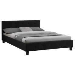 IDIMEX Lit Double Pour Adulte MATHIEU Avec Sommier 140x190 Cm 2 Places / 2 Pe...