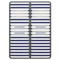 Altobuy BLACKLINE - Sommier à Lattes 5 Zones De Confort 140x190cm