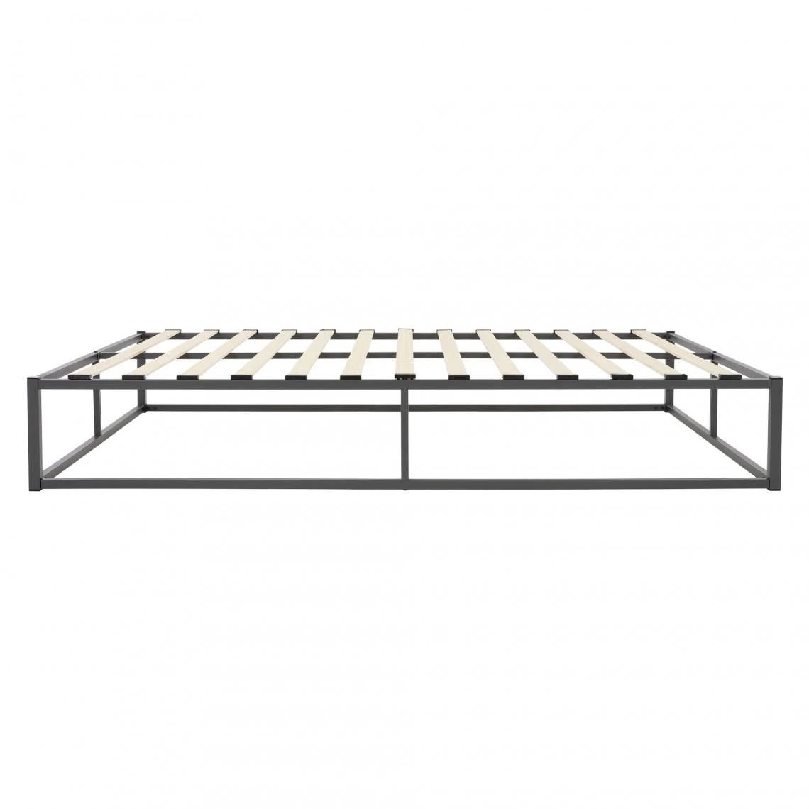 Ml-design Cadre De Lit En Acier Sommier à Lattes Anthracite Chambre à Coucher ... – Image 3