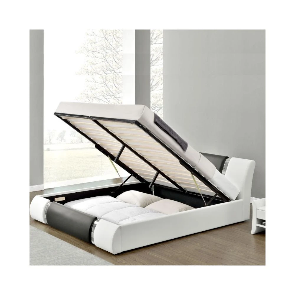 Meubler Design Lit Coffre + Matelas 160 ATLANTIC – Image 4