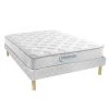 Vente-unique Ensemble Sommier + Matelas Ressorts Ensachés ép22cm SERENITE De DREA...