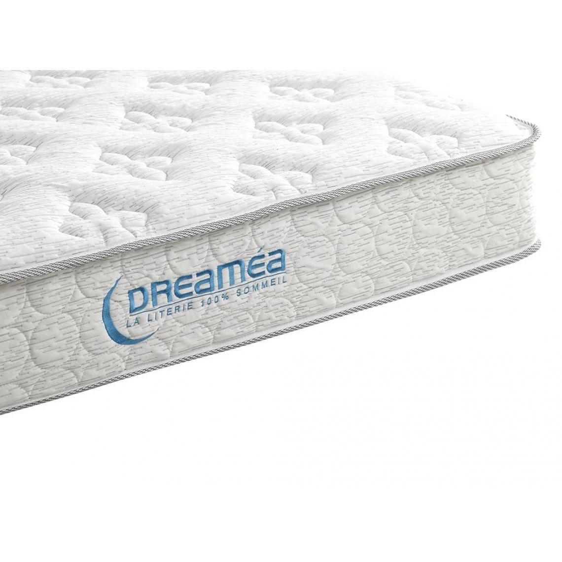 Vente-unique Ensemble Sommier + Matelas Ressorts Ensachés ép22cm SERENITE De DREA... – Image 3