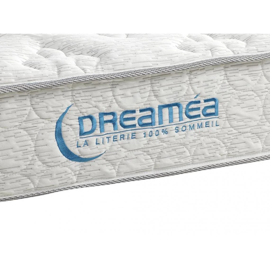 Vente-unique Ensemble Sommier + Matelas Ressorts Ensachés ép22cm SERENITE De DREA... – Image 4