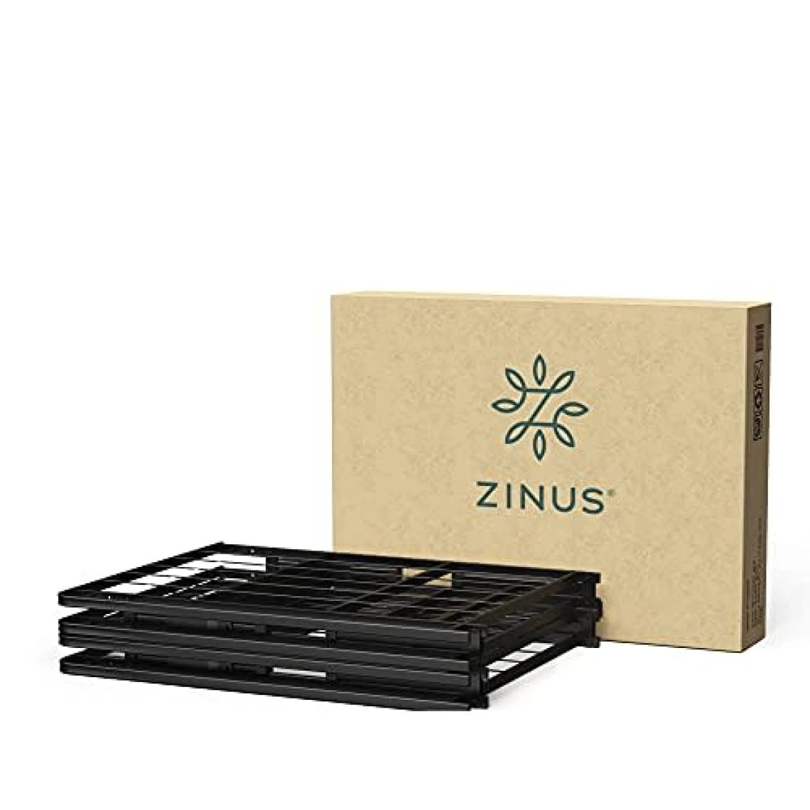 Zinus EU-SBBK-14F Cadre De Lit Régulier Métal 140x190cm Noir – Image 2