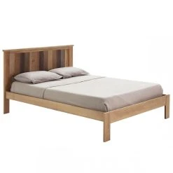 Altobuy FRED - Lit 160x200 Cm Bois Massif Ciré Naturel