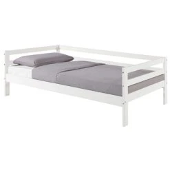 BUT Lit Banquette 90x190 Cm BLOOM Blanc