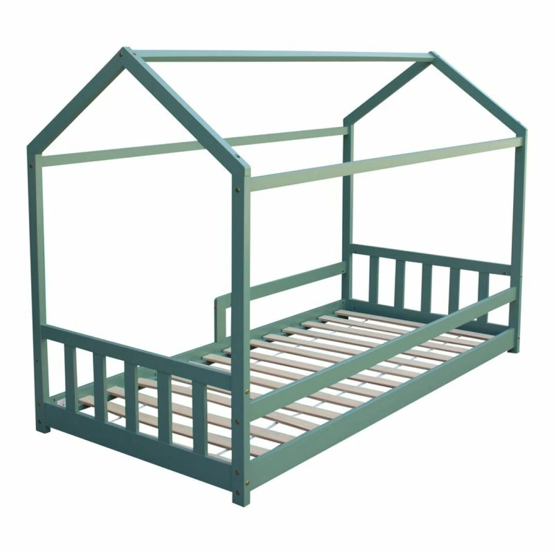 BUT Lit Cabane HUTTY 90x190 Cm Vert – Image 4
