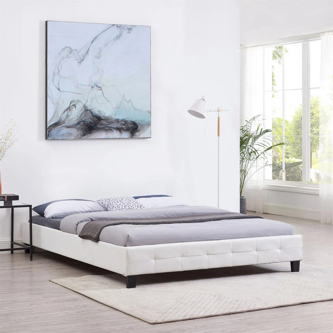 IDIMEX Lit Double Futon GOMERA, 160 X 200 Cm, Avec Sommier, RevĂȘtement Synth... â Image 2