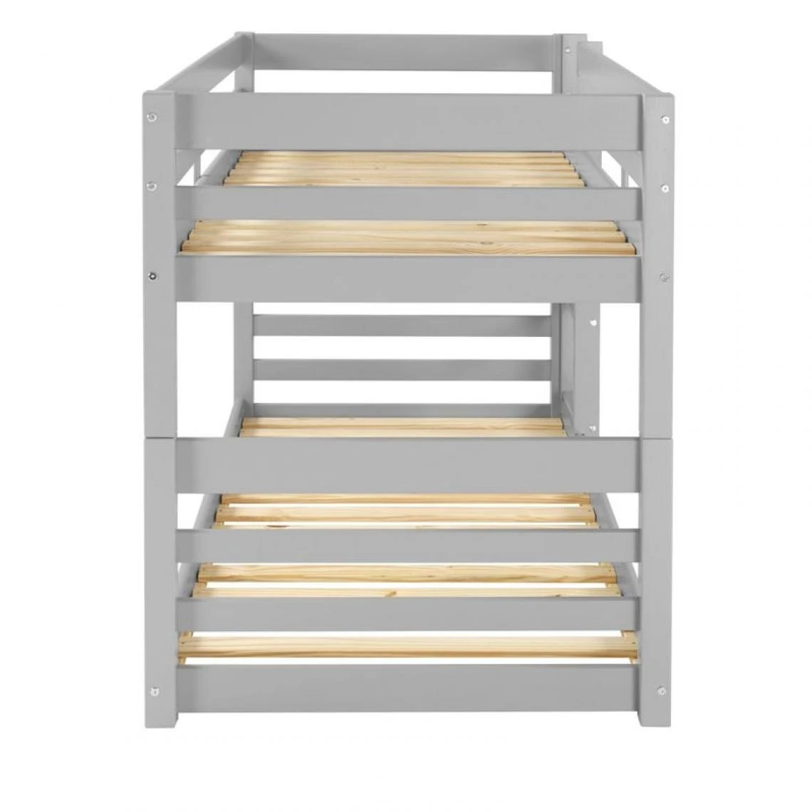 BUT Lits Superposés 2x90x190 Cm BLOOM Gris – Image 3