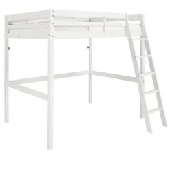 BUT Mezzanine 140x190 Cm BLOOM Blanc