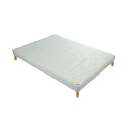 Promo Matelas Sommier Tapissier à Lattes Recouvertes Tonic 130x190