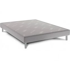 DUNLOPILLO Sommier 140 X 200 Somnilat 140x200 Bellini Gris Perle