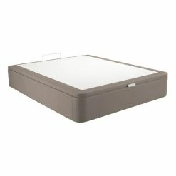 Sommier Coffre 160x200 Cm DREAMEA EDITION SONNY PU Taupe