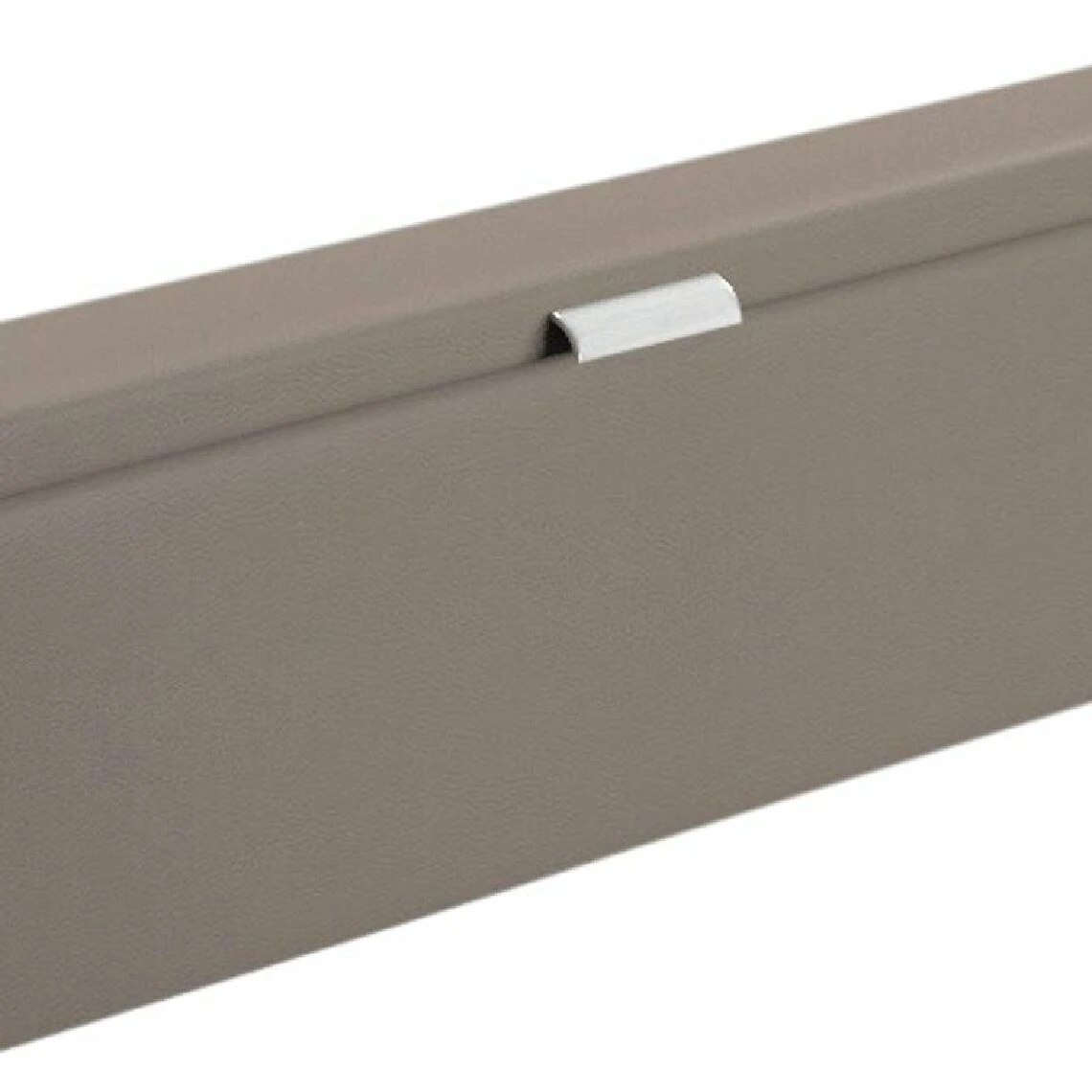 Sommier Coffre 160x200 Cm DREAMEA EDITION SONNY PU Taupe – Image 3