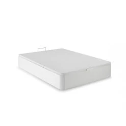 Vente-unique Sommier Coffre 160 X 200 Cm - Blanc Mat - HESTIA De DREAMEA PLAY