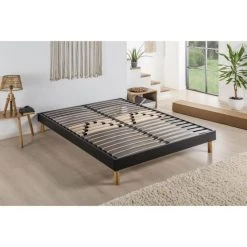 Deko Dream Sommier KIT 140x190 Cm - 20 Lattes - Reglable - SOMKIT