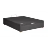 Sommier Lit Coffre Epeda HERCULE Velours Gris Béton 90x200