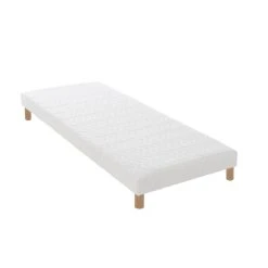 Idliterie Sommier Tapissier Ă Lattes Blanc Made In France