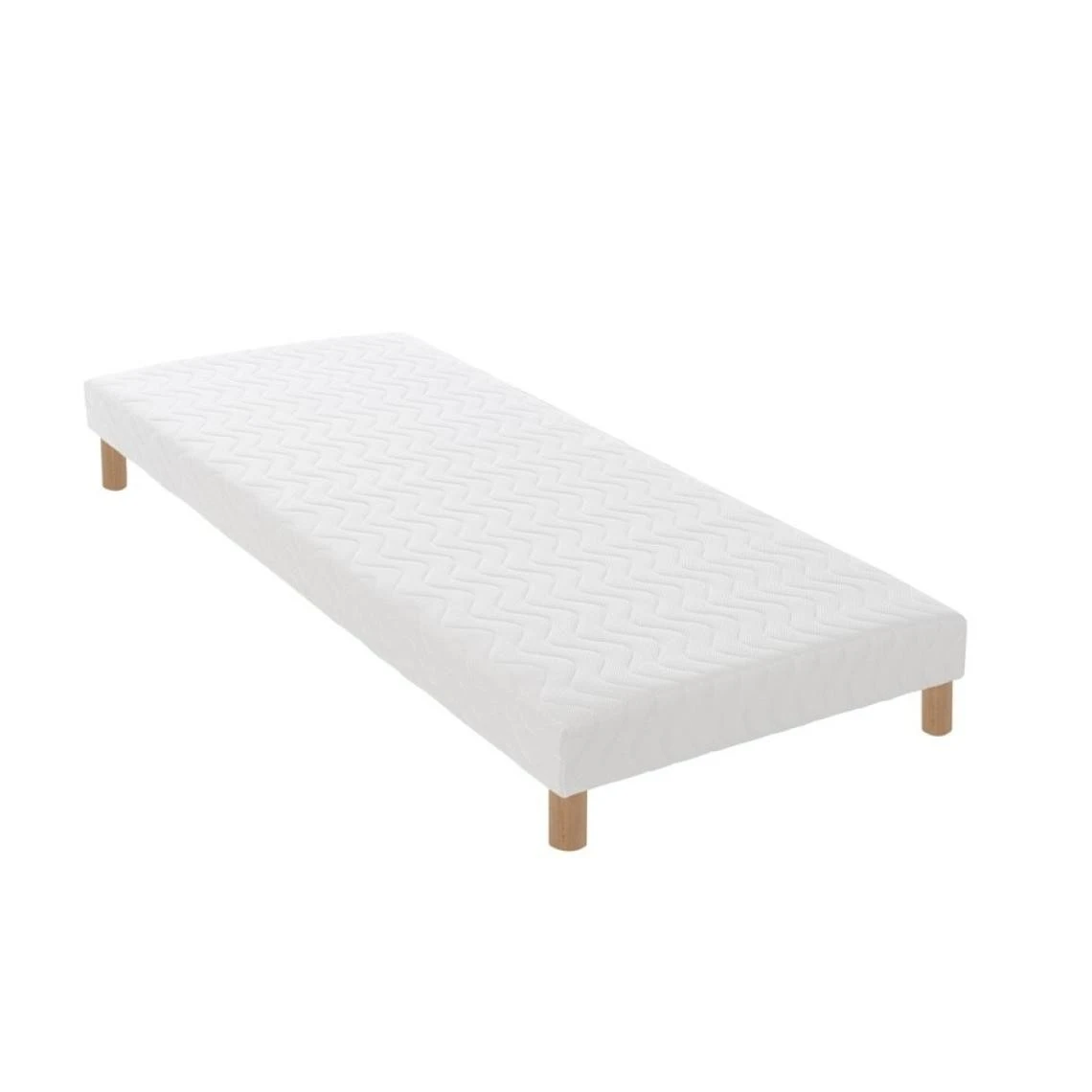 Idliterie Sommier Tapissier Ă Lattes Blanc Made In France