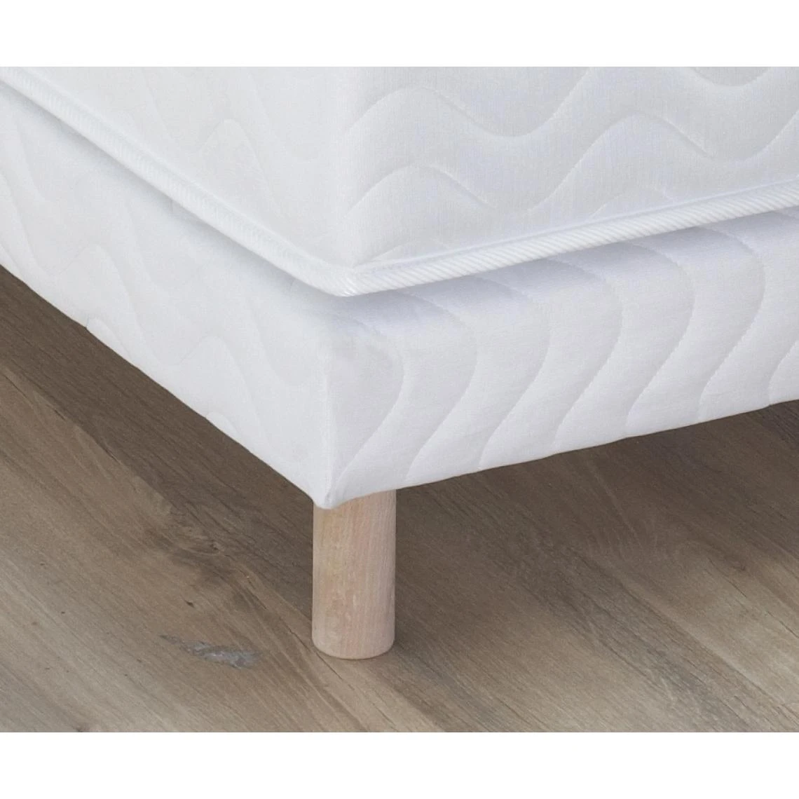 Idliterie Sommier Tapissier Ă Lattes Blanc Made In France â Image 2