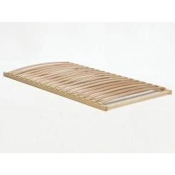 Le Quai Des Affaires Sommier NEVADA 90x190 Cadre Bois 18 Lattes Multiplis / Naturel