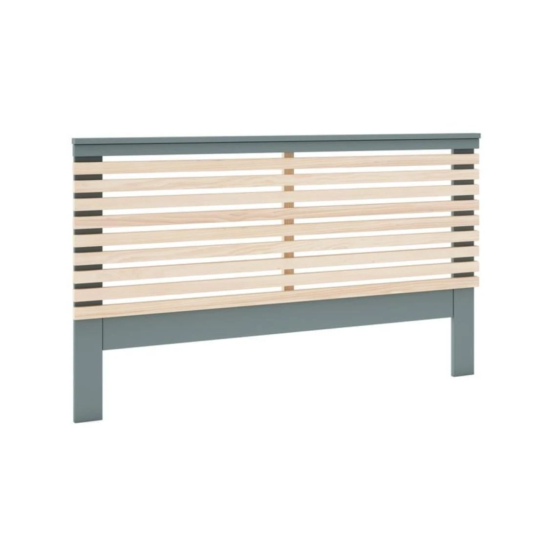 BUT Tête De Lit 146 Cm PISCO Vert Grisé.