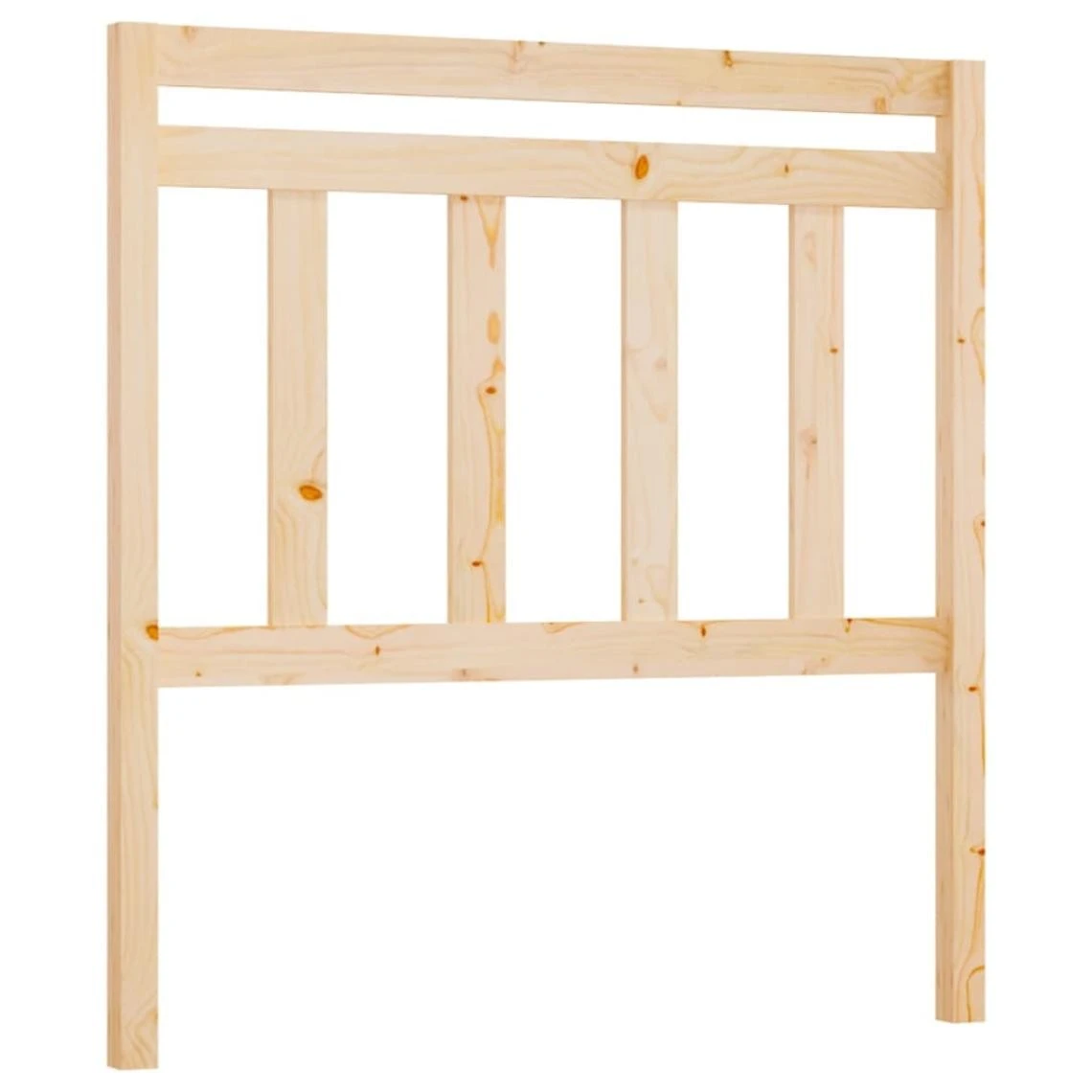 VidaXL TĂȘte De Lit 106x4x100 Cm Bois Massif De Pin â Image 2