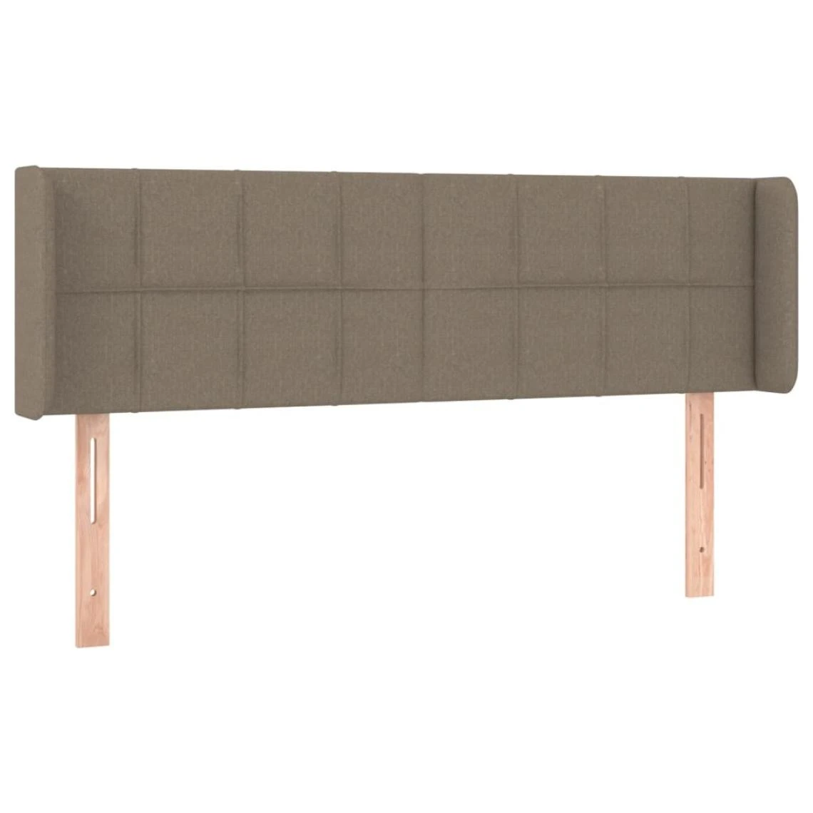 VidaXL Tête De Lit à LED Taupe 147x16x78/88 Cm Tissu – Image 2