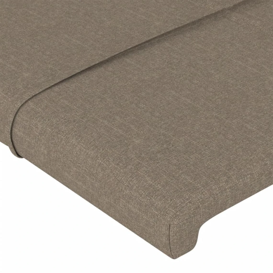 VidaXL Tête De Lit à LED Taupe 147x16x78/88 Cm Tissu – Image 4