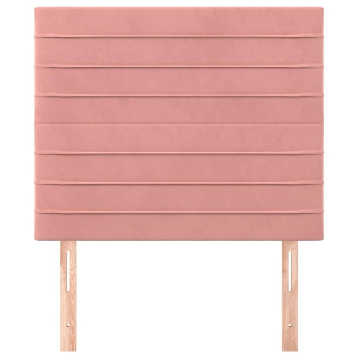 VidaXL TĂȘtes De Lit 2 Pcs Rose 100x5x78/88 Cm Velours â Image 3