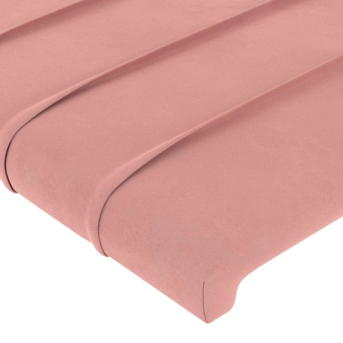 VidaXL TĂȘtes De Lit 2 Pcs Rose 100x5x78/88 Cm Velours â Image 4